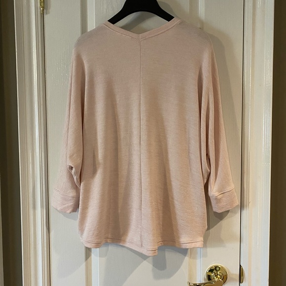 Gap Softspun Open Front Cardigan-Heathered Pink M - Picture 5 of 6